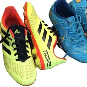 Adidas yellow soccer cleats
